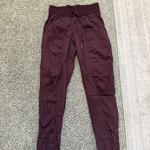 lululemon athletica Burgundy Track Pants